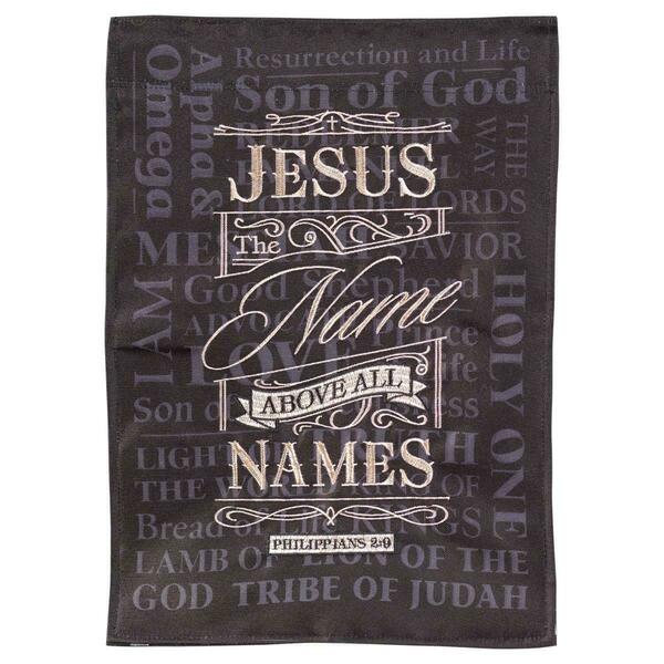 Recinto 13 x 18 in. Names of Jesus Garden Flag RE3468677